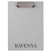 Porte-bloc Greige Luxury Serif Personalized Custom Name (Devant)