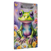 Porte-bloc Grenouille Avec Art numérique Fleur (Swatch)