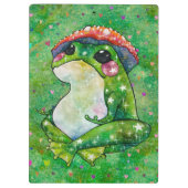 Porte-bloc Grenouille nommée Clover (Dos)