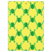 Porte-bloc Grenouilles mignonnes de bande dessinée (Dos)