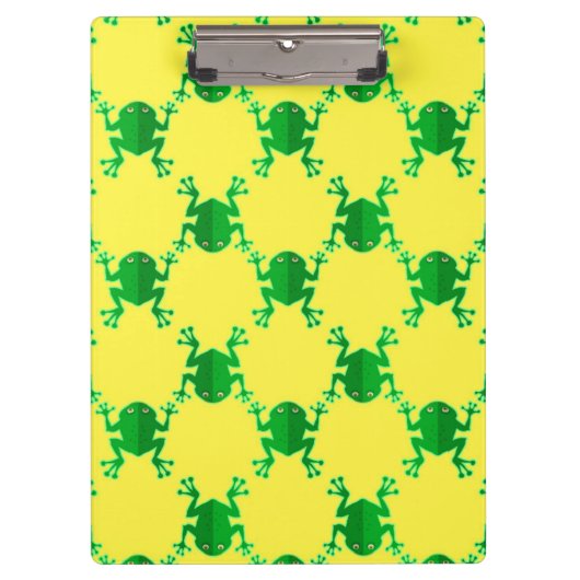 Porte-bloc Grenouilles mignonnes de bande dessinée (Devant)