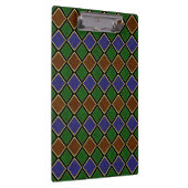 Porte-bloc Grille Diamant Arlequin : Harmonie Texturée (Swatch)