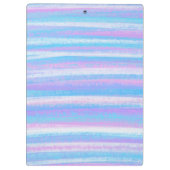 Porte-bloc Grilles Acryliques Peintes Turquoise Rose violet (Dos)