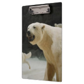 Porte-bloc Grimace d'ours blanc (Gauche)