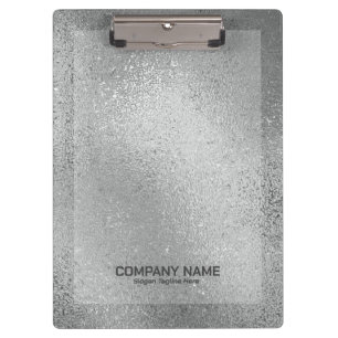 Porte-bloc Gris argenté brillant brillant texture en verre