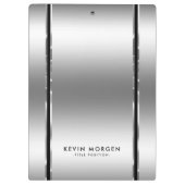 Porte-bloc Gris argenté noir et brillant (Dos)