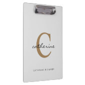 Porte-bloc Gris clair simple personnalisé (Swatch)