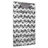 Porte-bloc Gris léopard Chevron et gris clair (Swatch)