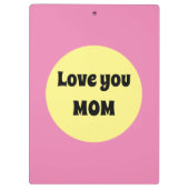 Porte-bloc Gros point jaune (Dos)