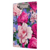 Porte-bloc Grosse Fleur rose rétro (Gauche)