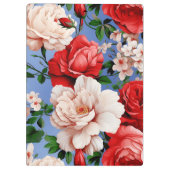 Porte-bloc Grosse Fleur Rouge rétro (Dos)