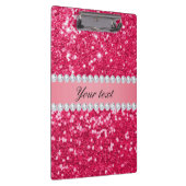 Porte-bloc Grosse Parties scintillant aux Faux roses chaudes (Swatch)