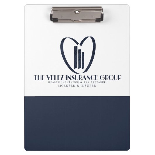 Porte-bloc Groupe d'assurance Velez (Devant)