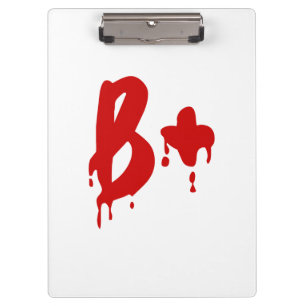 Porte-bloc Groupe sanguin B+ positif #Hôpital de l'horreur