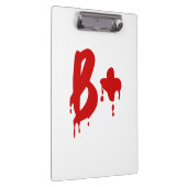 Porte-bloc Groupe sanguin B+ Positif #Hôpital d'horreur (Swatch)