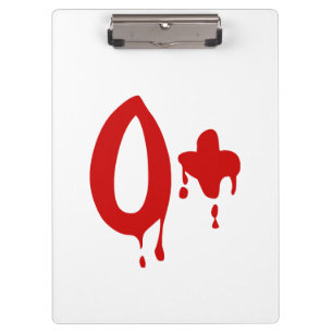 Porte-bloc Groupe sanguin O+ positif #Hôpital de l'horreur