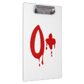 Porte-bloc Groupe sanguin O+ Positif #Hôpital d'horreur (Swatch)