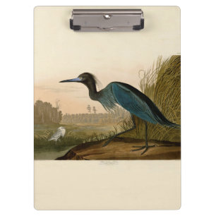 Porte-bloc Grue bleue Héron Impression Audubon Art côtier