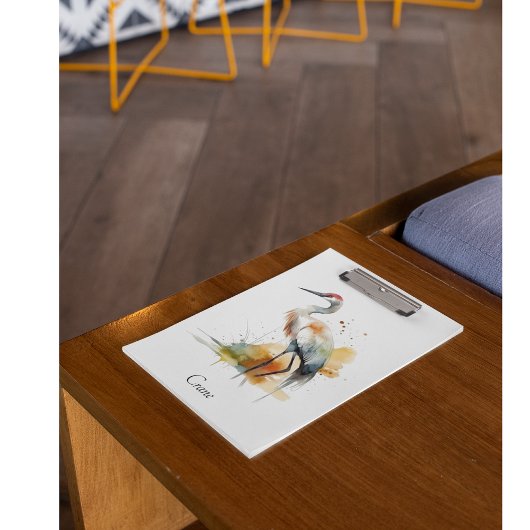 Porte-bloc Grue d'errance, personnalisée