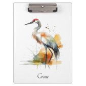 Porte-bloc Grue d'errance, personnalisée (Devant)