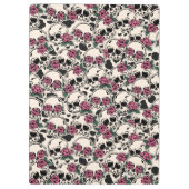 Porte-bloc Grunge Skull et Rose Porte - bloc monogramme (Dos)