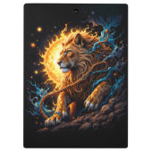 Porte-bloc Guardian of the Solar Threshold – Lion of Balance  (Dos)