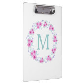 Porte-bloc Guirlande de fleur avec le monogramme fait sur (Swatch)