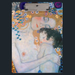Porte-bloc Gustav Klimt - Mère et Enfant<br><div class="desc">Mère et Enfant (détail de trois ans de femme) - Gustav Klimt,  Huile sur toile,  1905</div>