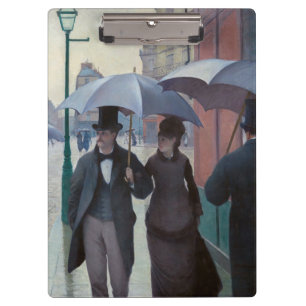 Porte-bloc Gustave Caillebotte - Rue de Paris, temps de pluie