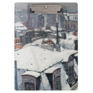 Porte-bloc Gustave Caillebotte - Toits dans la neige