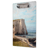 Porte-bloc Gustave Courbet - Falaises à Etretat après la temp (Gauche)