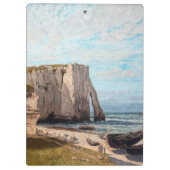 Porte-bloc Gustave Courbet - Falaises à Etretat après la temp (Dos)