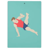 Porte-bloc Gymnaste masculin (Dos)