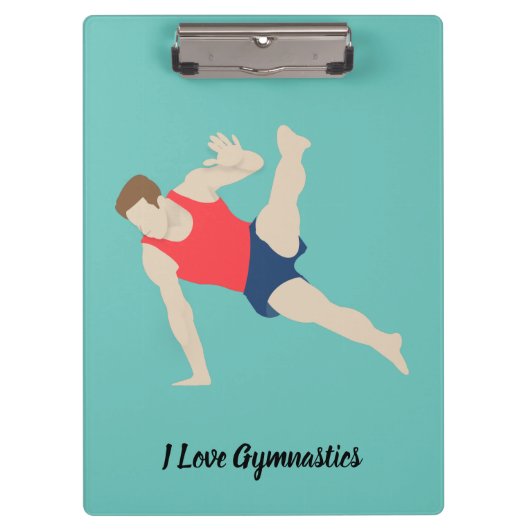 Porte-bloc Gymnaste masculin (Devant)