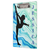 Porte-bloc Gymnastique bleu / Porte - bloc vert (Gauche)