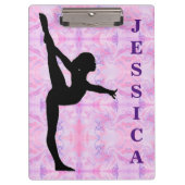 Porte-bloc Gymnastique Porte - bloc rose et violet (Devant)