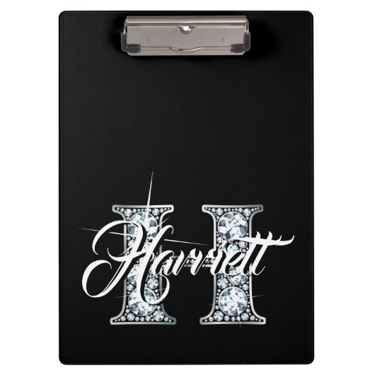 Porte-bloc H Faux Diamond Monogramme (Devant)