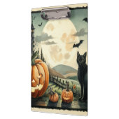 Porte-bloc Halloween/Automne/Automne/citrouille/chat (Gauche)