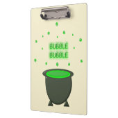 Porte-bloc Halloween Cauldron et Bubbling Green Brew (Gauche)