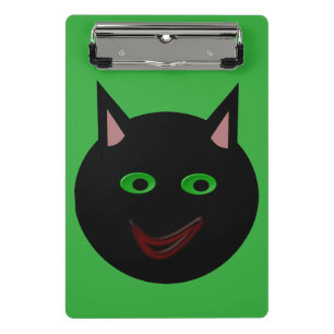 Porte-bloc Halloween Chat noir Mini Porte - bloc