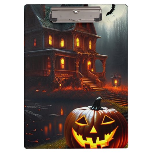 Porte-bloc Halloween/Citrouille/Automne (Devant)