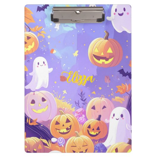 Porte-bloc Halloween mignonne personnalisable (Devant)