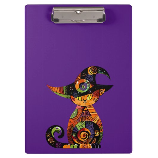 Porte-bloc Halloween/mystique/chat/chute (Devant)