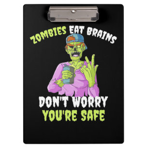 Porte-bloc Halloween Ne T'Inquiète Pas Tu Es En Sécurité