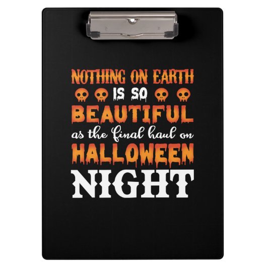 Porte-bloc Halloween Nothing (Devant)