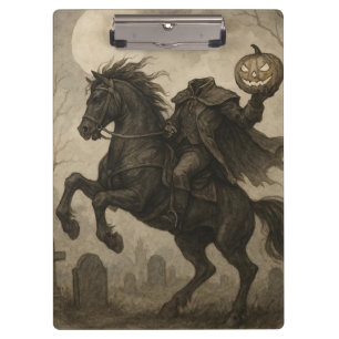 Porte-bloc Halloween vintage/gothique sans tête/automne