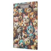 Porte-bloc Happiness is a bunch of puppies (Gauche)