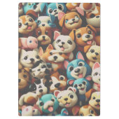 Porte-bloc Happiness is a bunch of puppies (Dos)