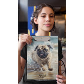 Porte-bloc Happy Carlin at the Beach personnalisable