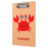 Porte-bloc Happy Crab porte - bloc personnalisé (Gauche)